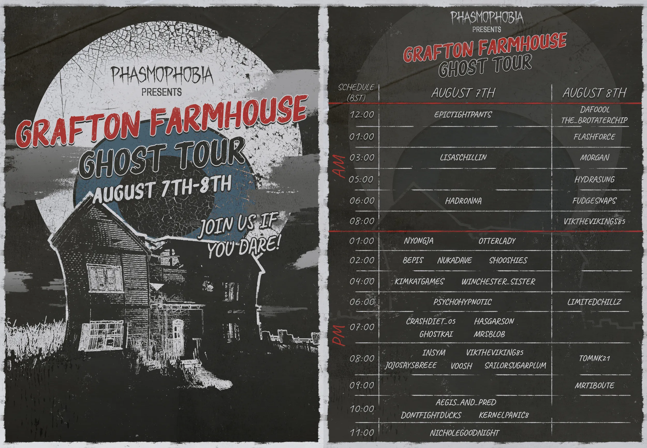 Grafton Farmhouse Ghost Tour