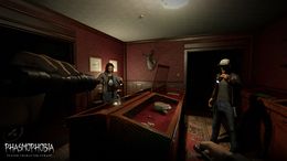A screenshot from Phasmophobia