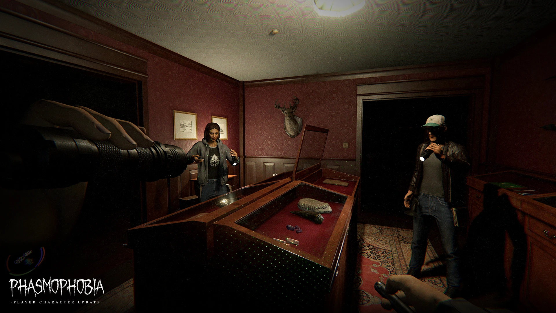 A screenshot from Phasmophobia