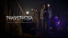 Key art for the Phasmophobia Player Character Update